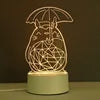 USB Photo Creative 3D Illusion Anime Lamparas Acrylic Light Table Desk Base LED Christmas Lamp Kid's Room Decor Night Light