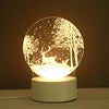 USB Photo Creative 3D Illusion Anime Lamparas Acrylic Light Table Desk Base LED Christmas Lamp Kid's Room Decor Night Light