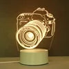 USB Photo Creative 3D Illusion Anime Lamparas Acrylic Light Table Desk Base LED Christmas Lamp Kid's Room Decor Night Light