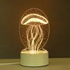 USB Photo Creative 3D Illusion Anime Lamparas Acrylic Light Table Desk Base LED Christmas Lamp Kid's Room Decor Night Light