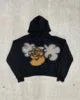 Hoodie Manufacturers for Clothing Brand Custom 350 GSM and 380 GSM 100% Cotton Oversized Anime Hoodie in Bulk US Sizes