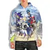 Hot 2025 New Shipping Graphic Sublimation Hoodie Sweatshirts Anime Hoodie Print All for Men Felpa Casual Woven Plain Dyed V-neck