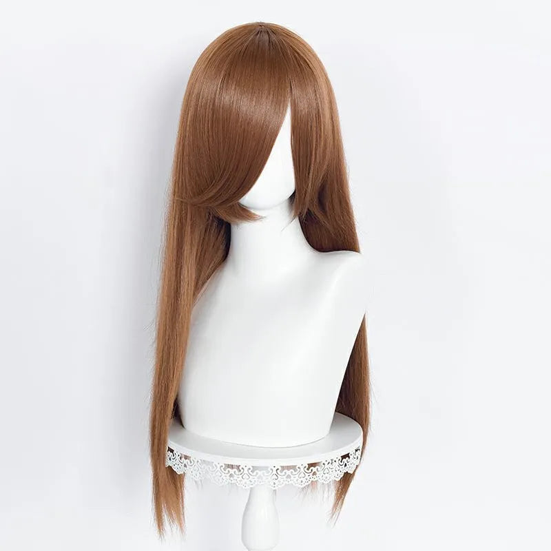 60cm Long Straight Multi Colors MSN Wig Synthetic Anime Halloween Party Heat Resistant Cosplay Hair Wigs With Bangs