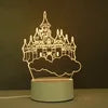 USB Photo Creative 3D Illusion Anime Lamparas Acrylic Light Table Desk Base LED Christmas Lamp Kid's Room Decor Night Light