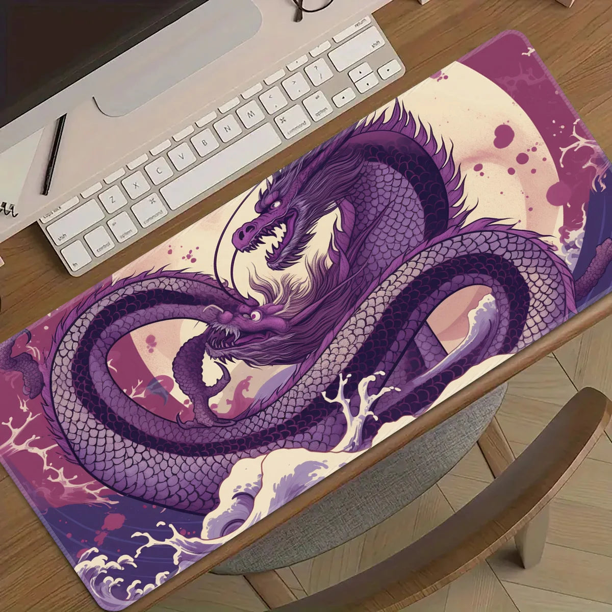 Large Gaming Anime Sublimation Mouse Pad Eco Friendly Rubber logo Custom Mouse Pad  Blank White Black Desk Mat