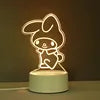 USB Photo Creative 3D Illusion Anime Lamparas Acrylic Light Table Desk Base LED Christmas Lamp Kid's Room Decor Night Light