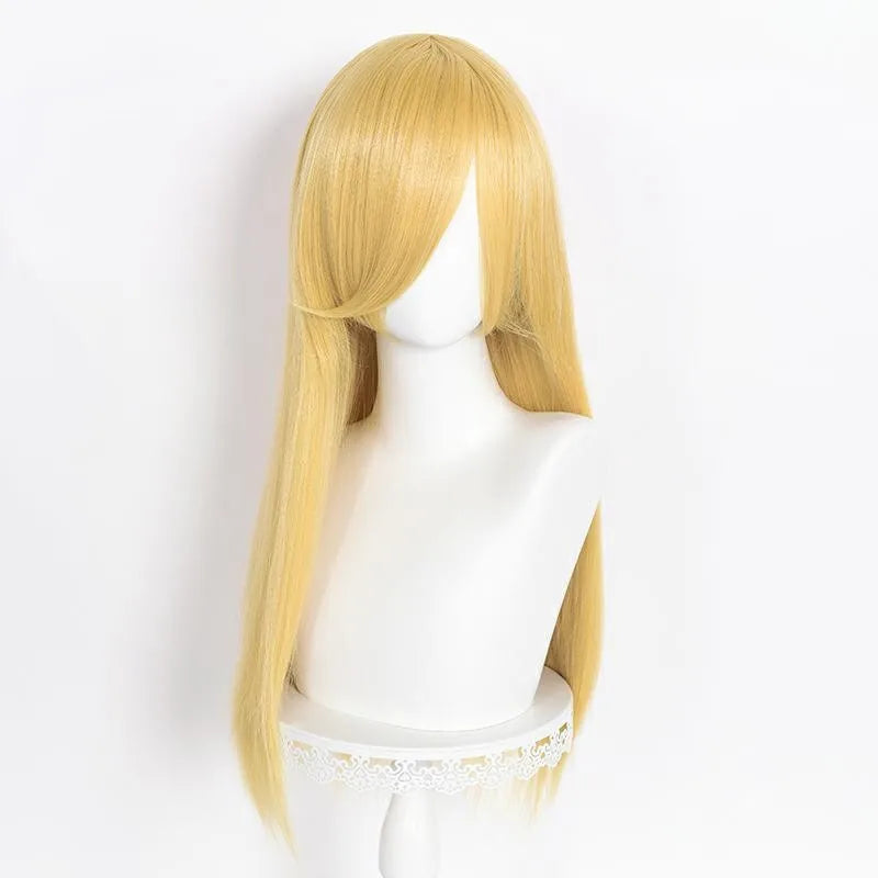 60cm Long Straight Multi Colors MSN Wig Synthetic Anime Halloween Party Heat Resistant Cosplay Hair Wigs With Bangs