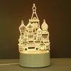 USB Photo Creative 3D Illusion Anime Lamparas Acrylic Light Table Desk Base LED Christmas Lamp Kid's Room Decor Night Light