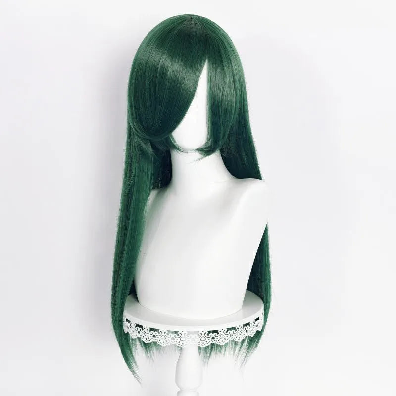 60cm Long Straight Multi Colors MSN Wig Synthetic Anime Halloween Party Heat Resistant Cosplay Hair Wigs With Bangs