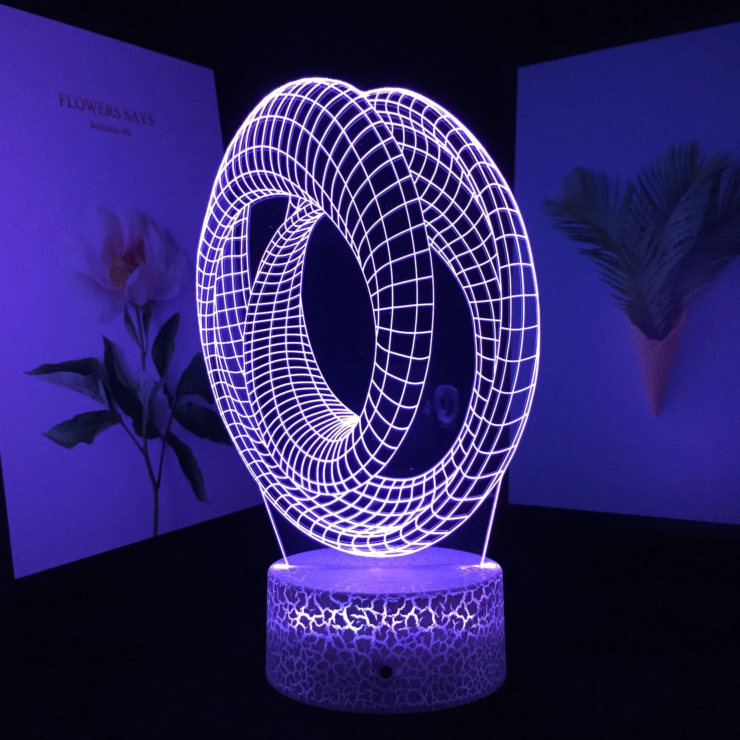 Custom Anime Character 3d Bedside Night Light Arylic Anime  Room Decor Animation Lightbox Table Led Lamp Dropshipping