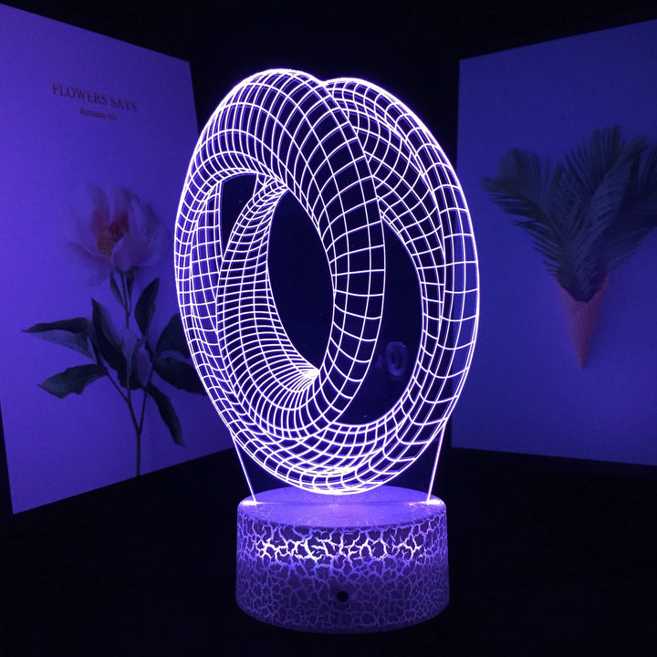 Custom Anime Character 3d Bedside Night Light Arylic Anime  Room Decor Animation Lightbox Table Led Lamp Dropshipping