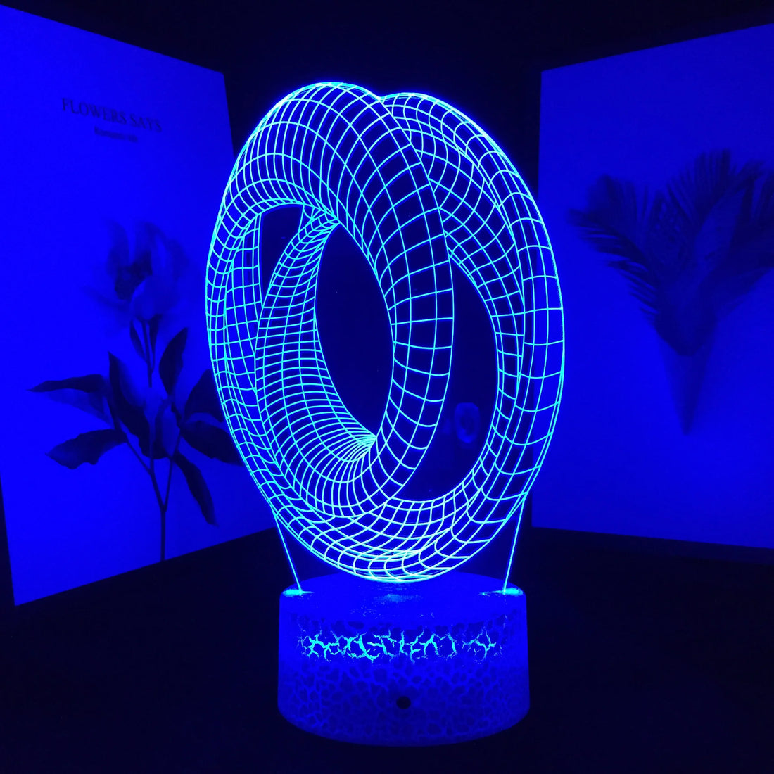 Custom Anime Character 3d Bedside Night Light Arylic Anime  Room Decor Animation Lightbox Table Led Lamp Dropshipping