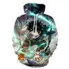 Hot 2025 New Shipping Graphic Sublimation Hoodie Sweatshirts Anime Hoodie Print All for Men Felpa Casual Woven Plain Dyed V-neck