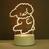 USB Photo Creative 3D Illusion Anime Lamparas Acrylic Light Table Desk Base LED Christmas Lamp Kid's Room Decor Night Light