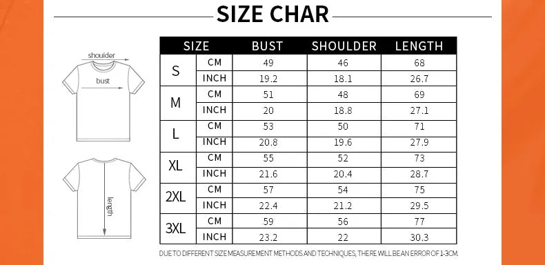 Summer Men's T-Shirt 100% Cotton 180g Oversized Casual Jersey Harajuku Anime Digital Printing Heavy Weight Vintage