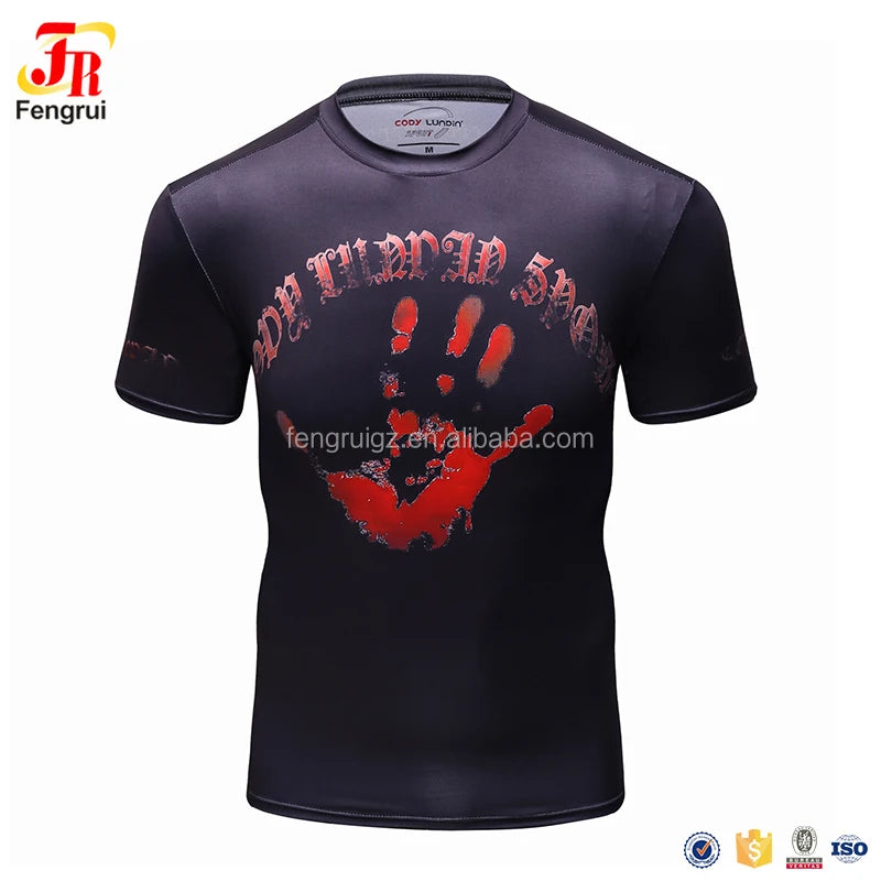 Custom 3D Printed T-Shirt - Breathable Quick-Dry Rash Guard Tee | Superhero, Anime, Personalized Design