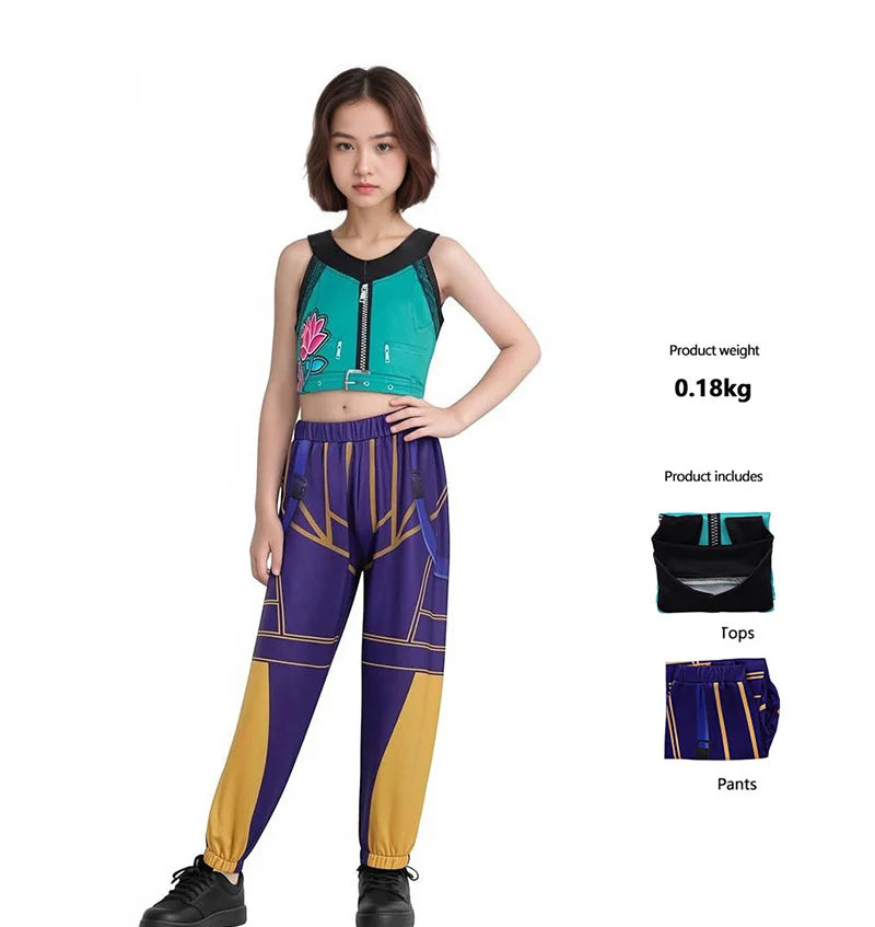 Bestsellers Anime TV Movies Costumes K-POP Demon Hunters Clothes Set Wearing Wig Halloween Carnival Easter Stage Costumes