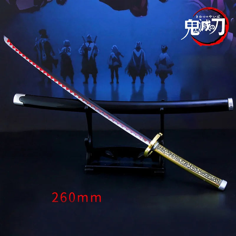 26cm Samurai Sword Anime Fans Collection Gifts Room Decoration