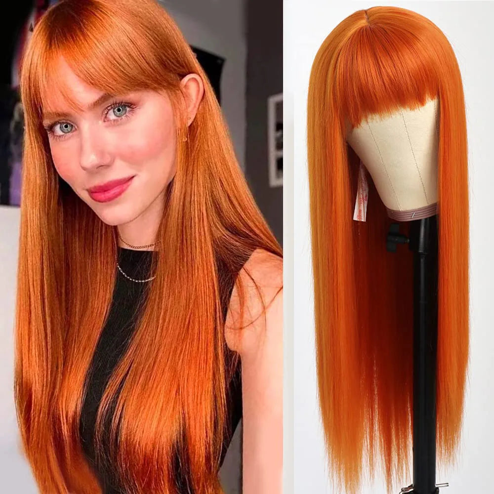 28inch Cosplay Wigs Multi Colors Straight Synthetic Wig Cosplay Heat Resistant  Anime Cosplay Wigs for Halloween Party