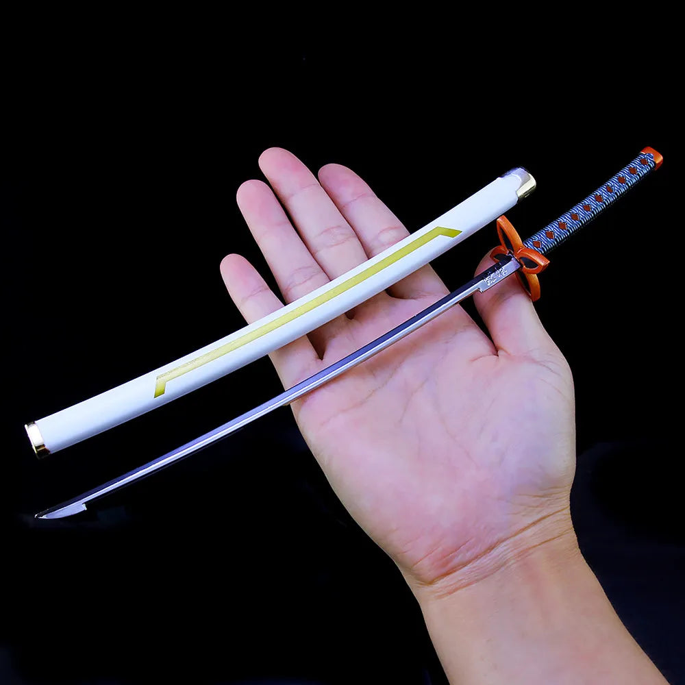 Japanese Anime Doom Blade Toys Sword Metal Game Model and Scabbard