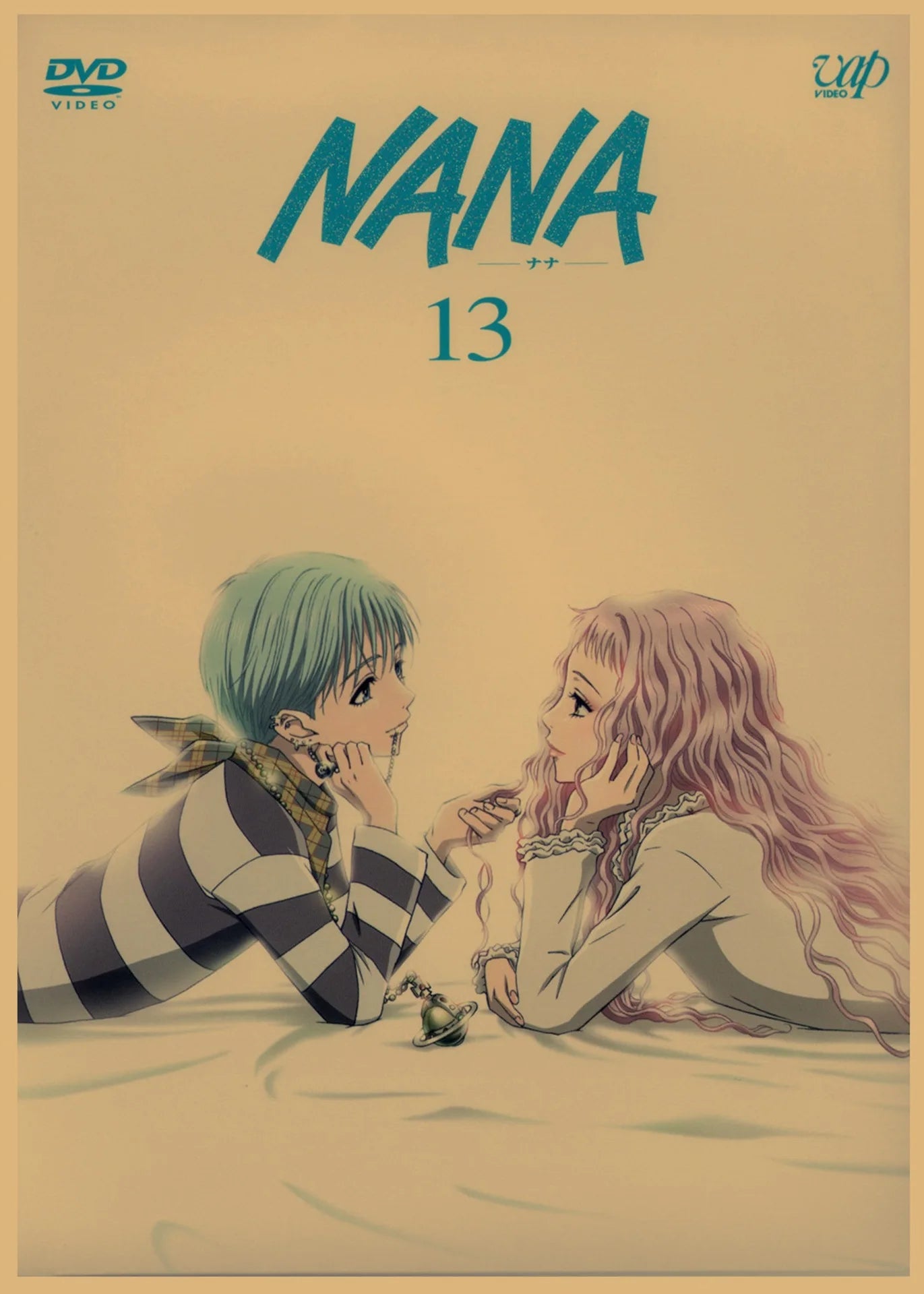 NANA Yasawa Japanese Retro Kraft Paper Anime Poster Bar Cafe Decoration Wall Painting 142