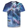 Evertop Custom Logo 3D Digital Printed Breathable Polyester Anime T-shirt for Men Women and Kids Short Sleeve O-Neck