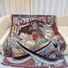 Hot Models Personalized Cotton Polyester Tassel Jacquard Custom Anime Woven Tapestry Blanket Throw With Best Services