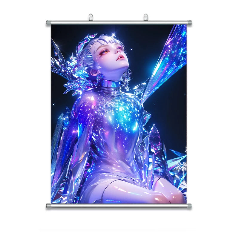 Wholesale Poster Banner Custom Printing Design Hanging Picture Cartoon Anime Wall Scroll for Decoration