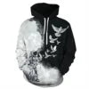 Newest Anti-Shrink Thick Sublimation Hoodie for Men Oversized 3D Print Anime Graphic 100% Polyester for Spring