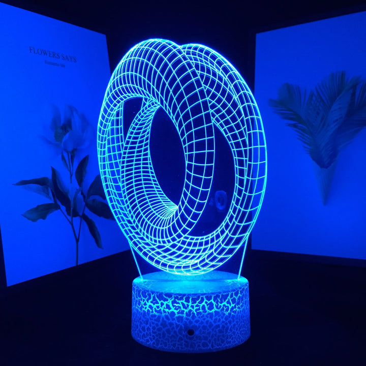 Custom Anime Character 3d Bedside Night Light Arylic Anime  Room Decor Animation Lightbox Table Led Lamp Dropshipping
