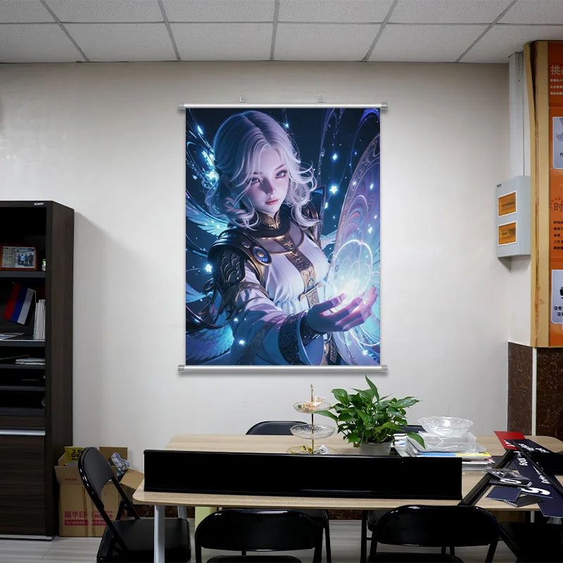 Wholesale Poster Banner Custom Printing Design Hanging Picture Cartoon Anime Wall Scroll for Decoration