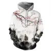 Newest Anti-Shrink Thick Sublimation Hoodie for Men Oversized 3D Print Anime Graphic 100% Polyester for Spring