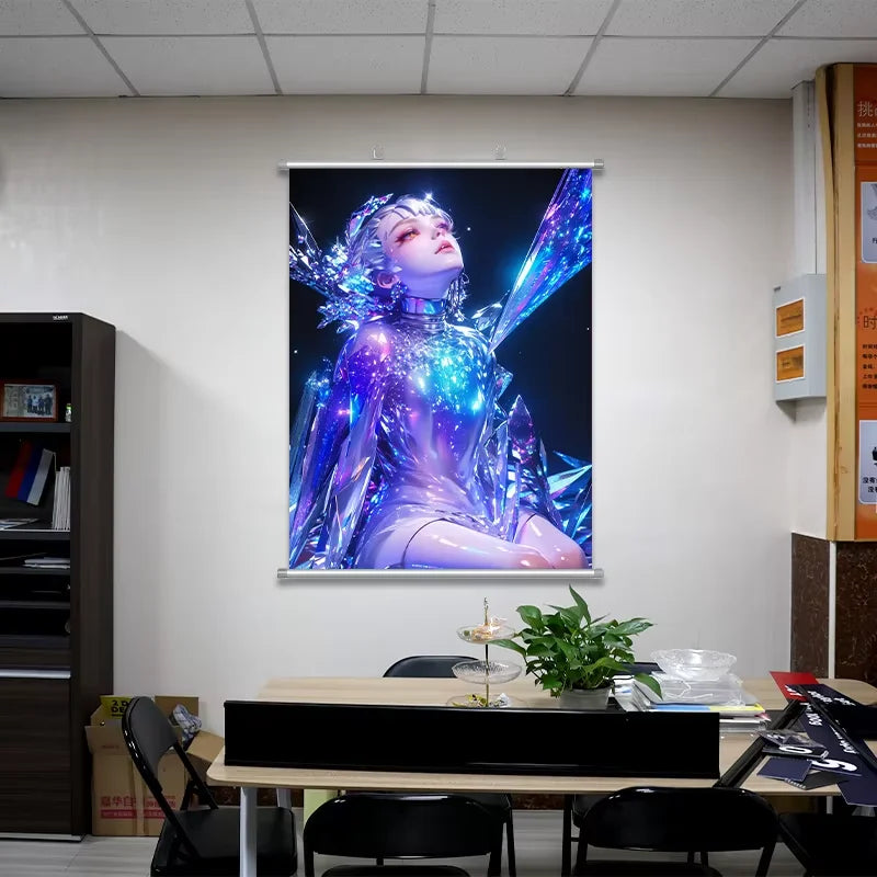 Wholesale Poster Banner Custom Printing Design Hanging Picture Cartoon Anime Wall Scroll for Decoration
