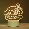 USB Photo Creative 3D Illusion Anime Lamparas Acrylic Light Table Desk Base LED Christmas Lamp Kid's Room Decor Night Light