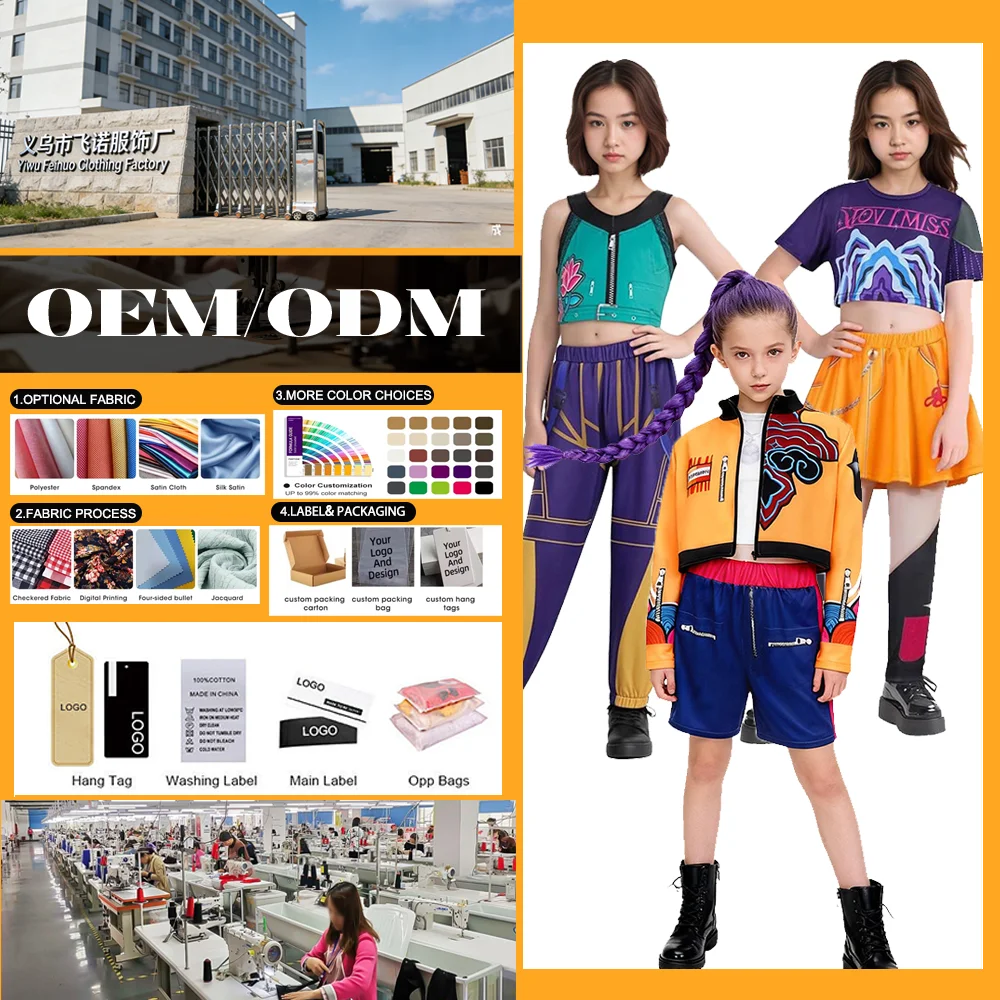 Bestsellers Anime TV Movies Costumes K-POP Demon Hunters Clothes Set Wearing Wig Halloween Carnival Easter Stage Costumes