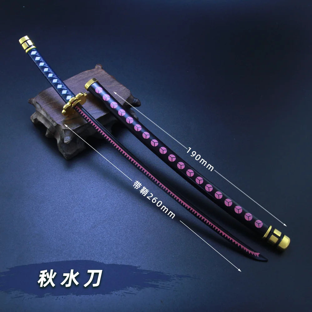 26cm Samurai Sword Anime Fans Collection Gifts Room Decoration