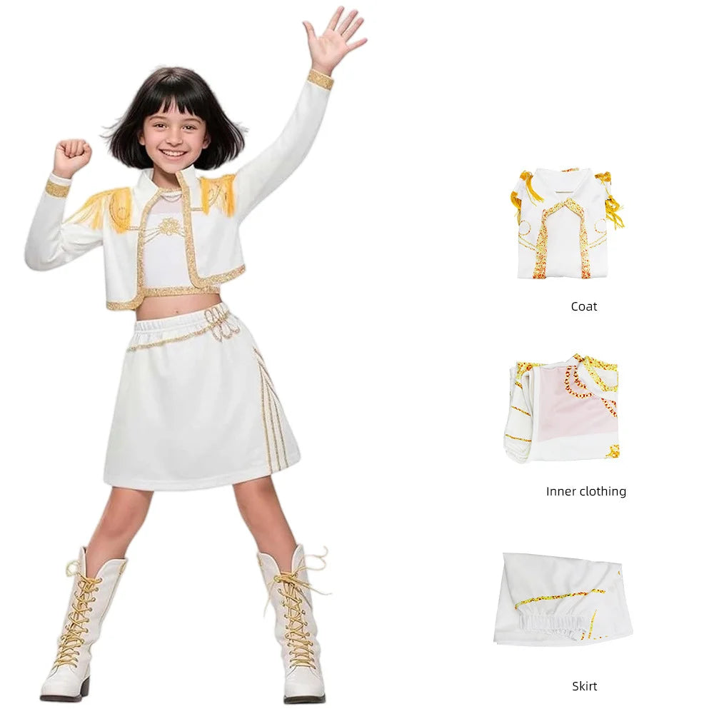 Bestsellers Anime TV Movies Costumes K-POP Demon Hunters Clothes Set Wearing Wig Halloween Carnival Easter Stage Costumes