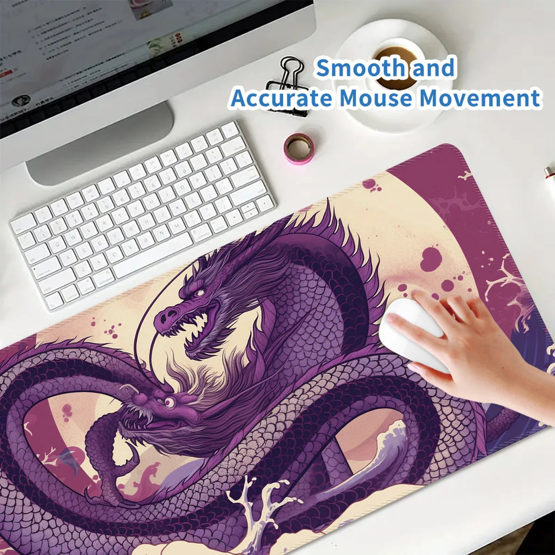 Large Gaming Anime Sublimation Mouse Pad Eco Friendly Rubber logo Custom Mouse Pad  Blank White Black Desk Mat