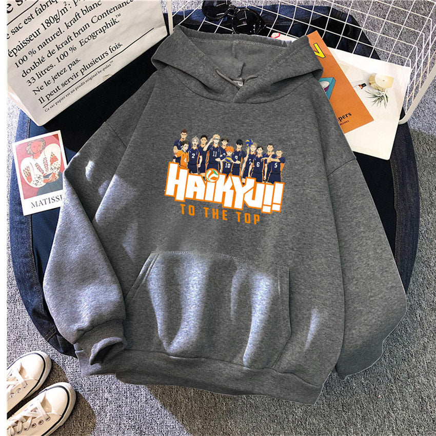 New Japan Anime Volleyball Haikyuu Manga Prints Hoodies Women