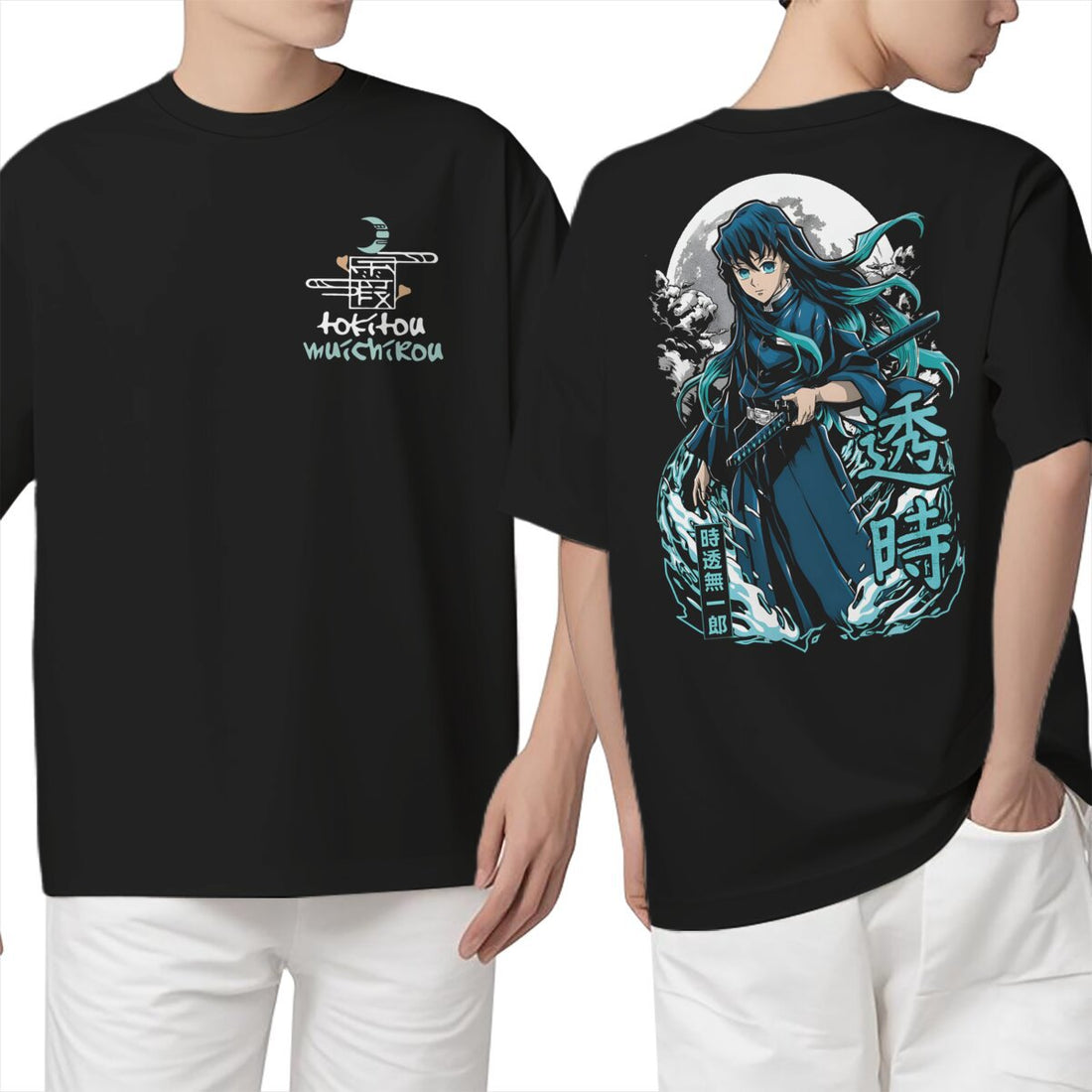 Anime Merchandise Two-Dimensional Unisex Versatile Casual Short-Sleeve Cross-Border Summer Trendy Loose Pullover Top