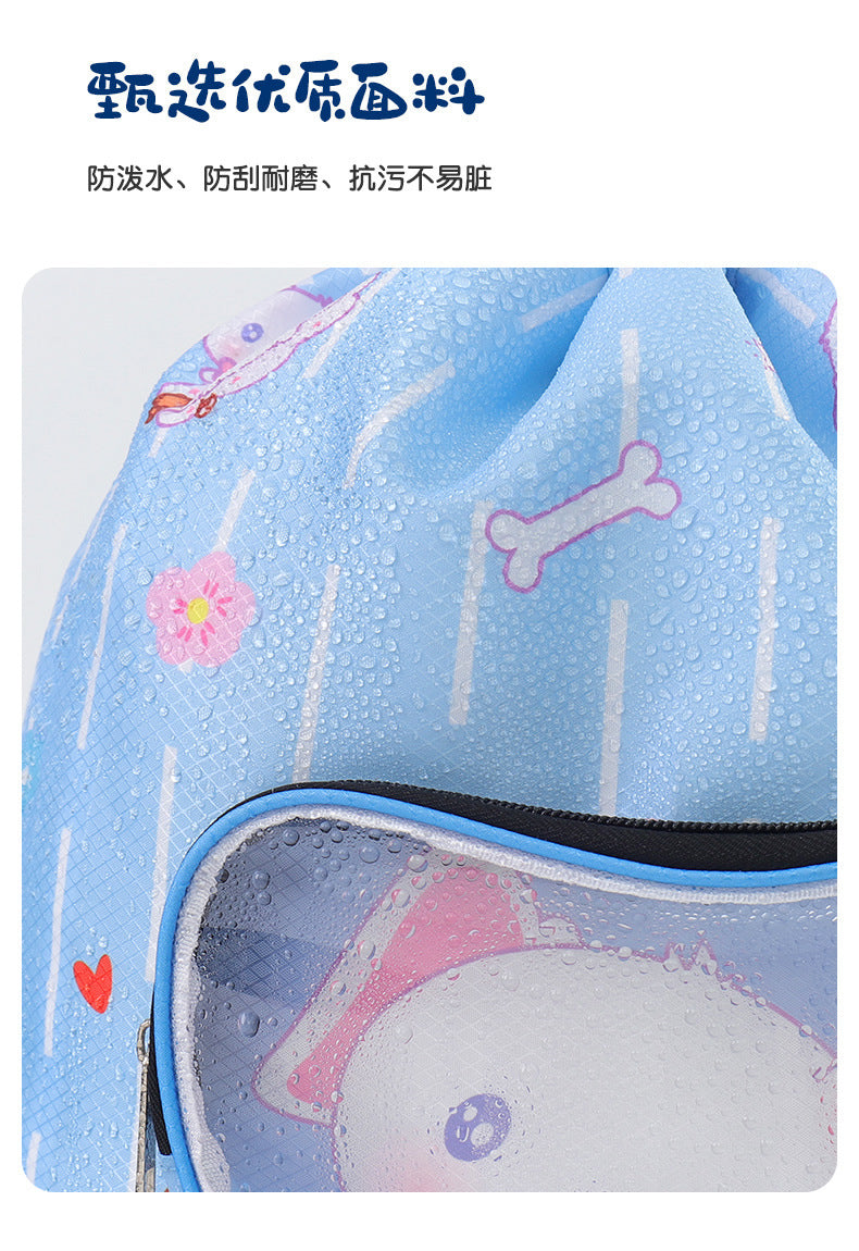 Children's Swimming Bag, Wet and Dry Separation Waterproof Storage Bag, Portable Backpack for Boys and Girls, Cute Cartoon Beach Backpack