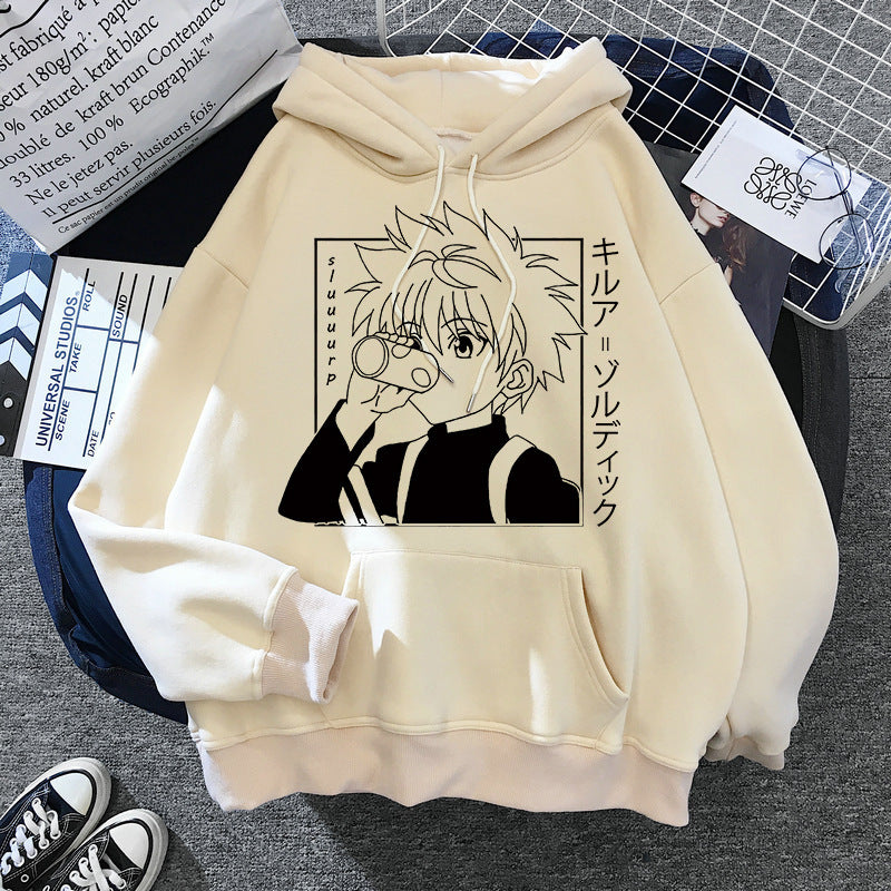 Hunter Series Anime Printed Peripheral Men's and Women's Pullover Sweatshirts Casual Hoodies Anime Hoodie