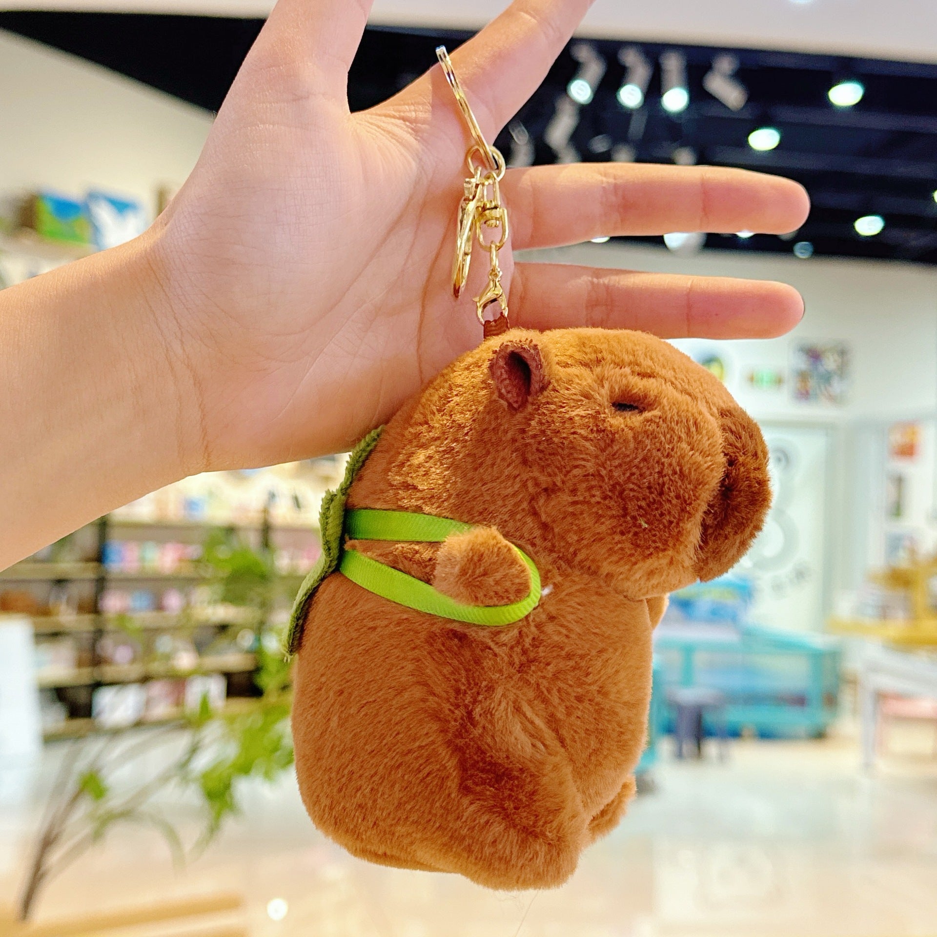 Cross-Border Capybara Mascot Backpack Small Pendant Keychain Chinese Style Zodiac Pendant Couple Ugly Doll