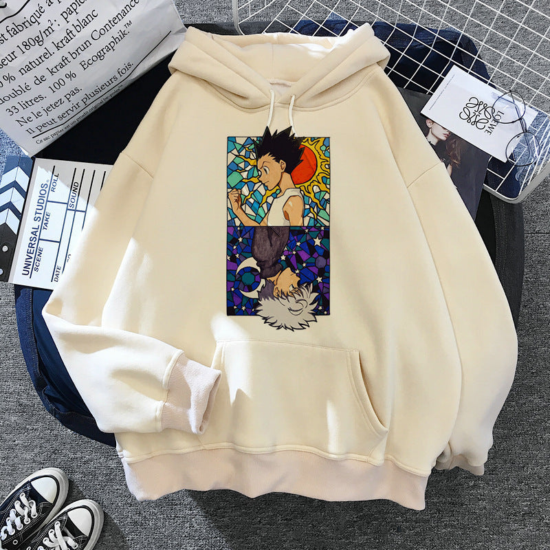 Hunter Series Anime Printed Peripheral Men's and Women's Pullover Sweatshirts Casual Hoodies Anime Hoodie