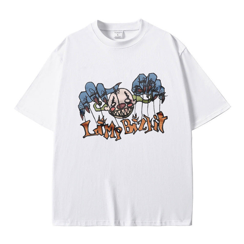 Limited Limp Bizkit Cool Cartoon Anime Style Printed t Shirt