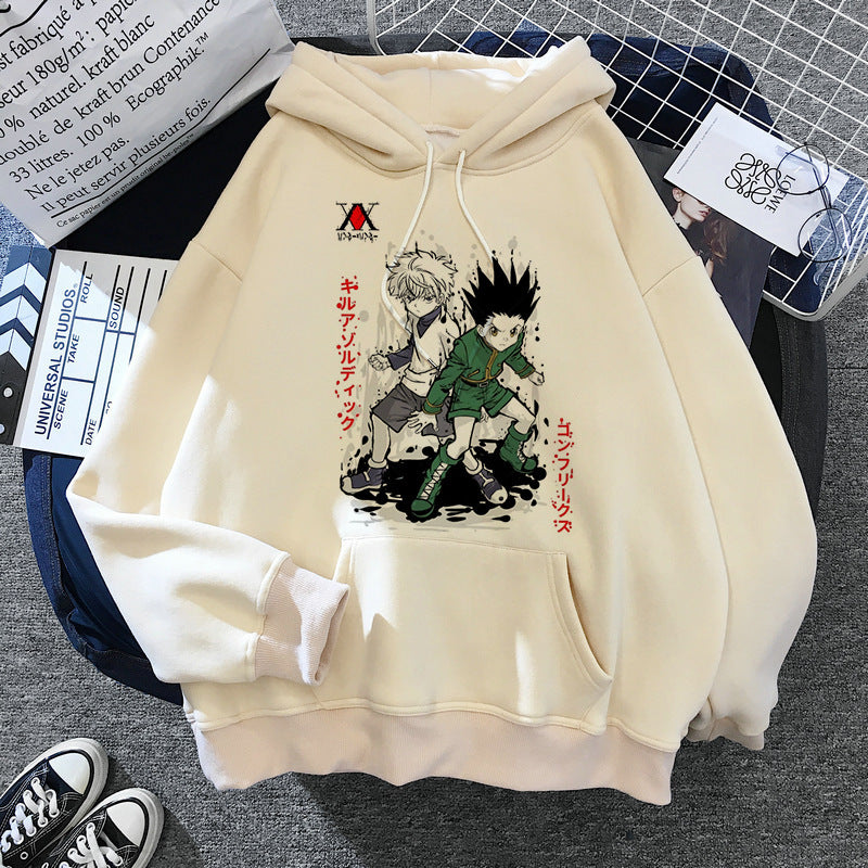 Hunter Series Anime Printed Peripheral Men's and Women's Pullover Sweatshirts Casual Hoodies Anime Hoodie