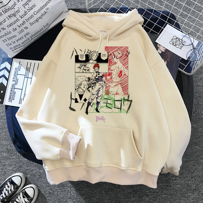 Hunter Series Anime Printed Peripheral Men's and Women's Pullover Sweatshirts Casual Hoodies Anime Hoodie