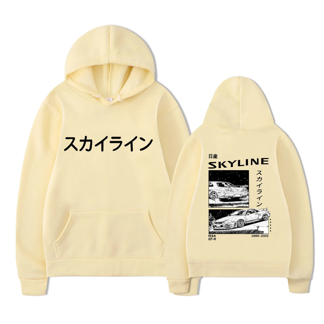 Anime Drift Ae86 Initial D Double Sided Street Fashion Casua