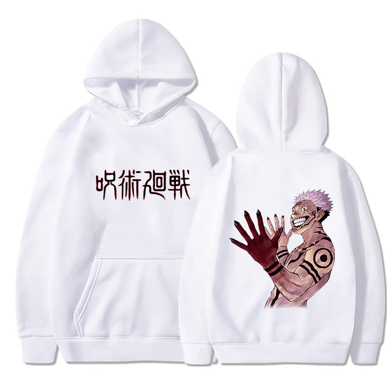 Ryoumen Sukuna Printed Anime Hoodie Jujutsu Kaisen Men's and
