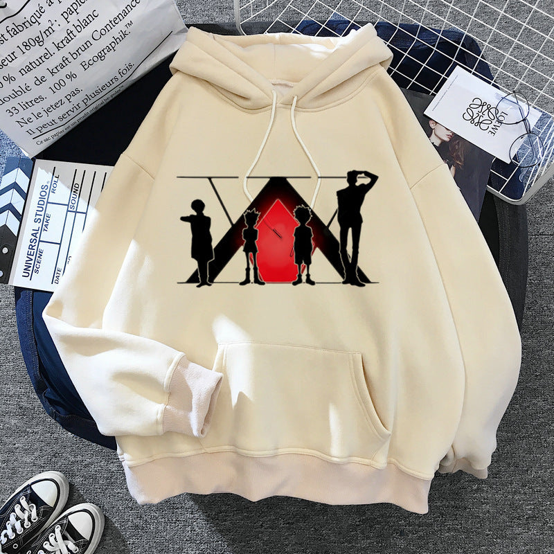 Hunter Series Anime Printed Peripheral Men's and Women's Pullover Sweatshirts Casual Hoodies Anime Hoodie